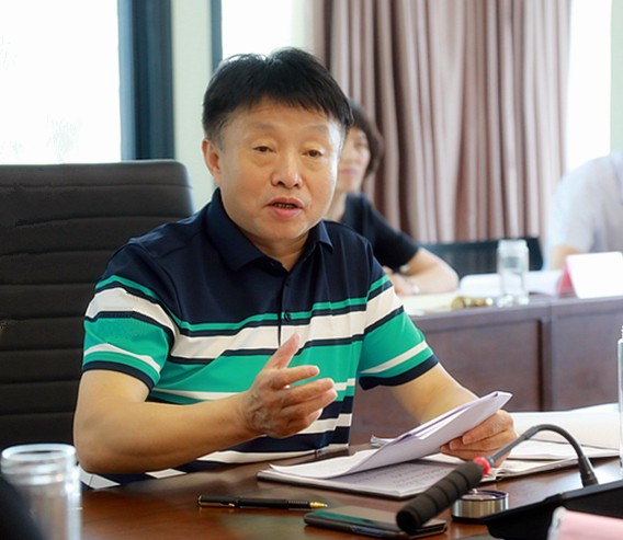 海洋之神集团举行“不忘初心、切记使命”主题教育第二次集中学习钻研