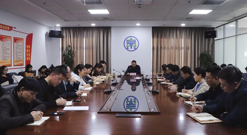 海洋之神集团向导为国源公司 三秦环保股份公司宣讲党的十九届四中全会精神