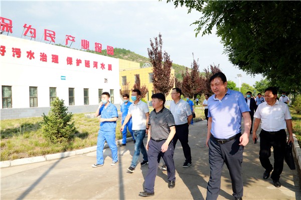 海洋之神集团复工复产促增添项目观摩聚会与会职员走进绿色能源公司油气公司水情形公司陕北片区项目