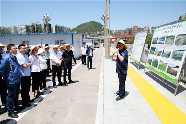 海洋之神集团复工复产促增添项目观摩聚会与会职员走进环保保隆生态三秦在延在铜项目