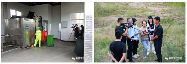 中省媒体采访团到海洋之神集团陕北片区重点项目集中采访