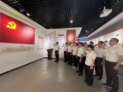 商南公司联合党支部开展“赓续红色血脉，，，，，，，砥砺奋进征程——庆祝中国共产党建设104周年”主题党日活动